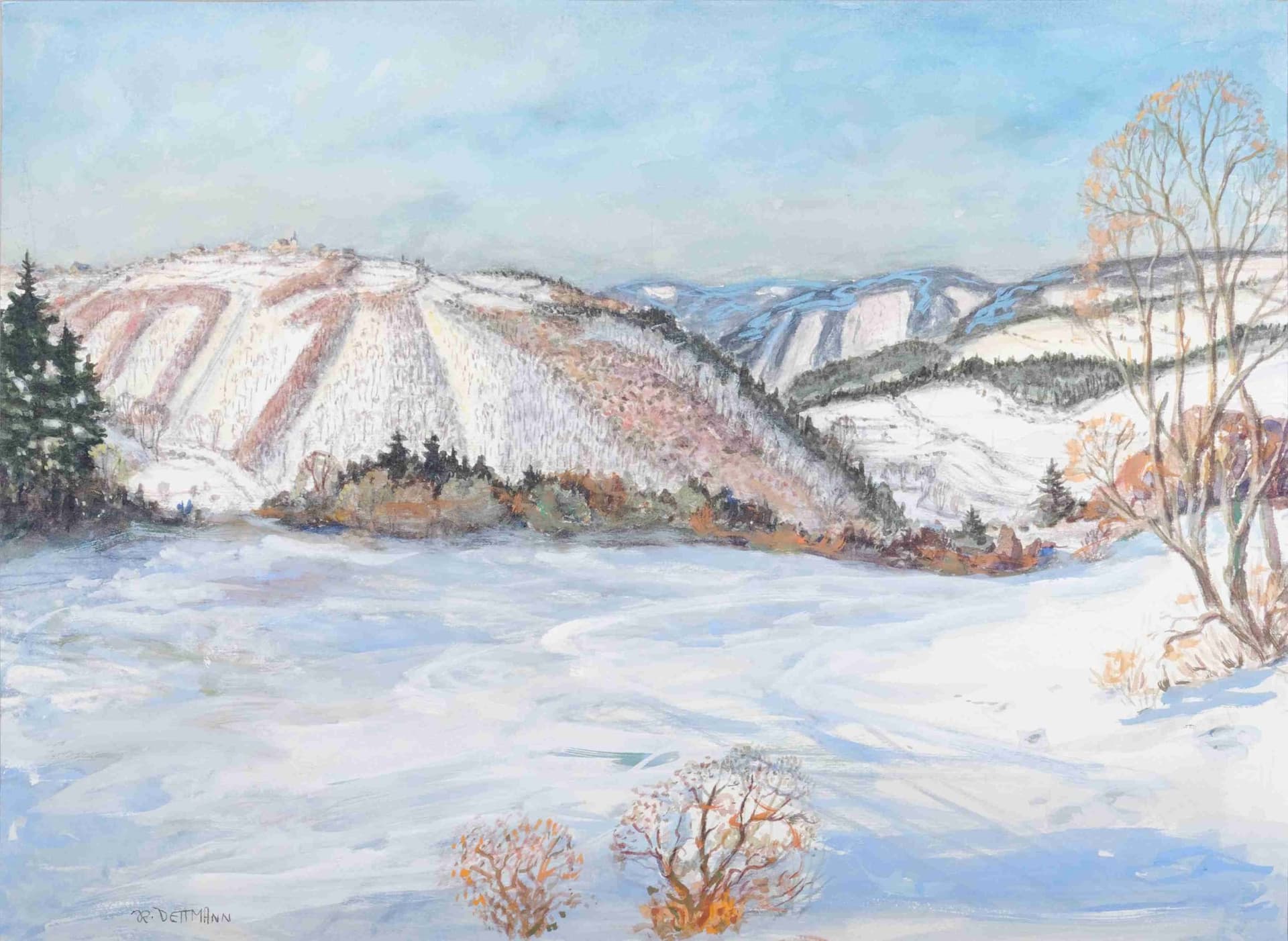 Winterhöhengebiet bei Udenbreth