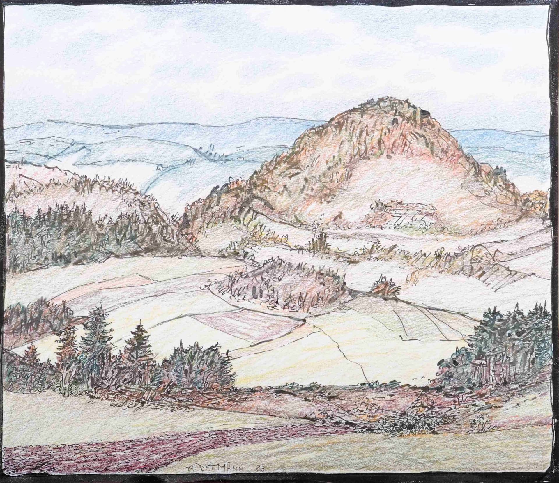 Landschaft bei Schutz