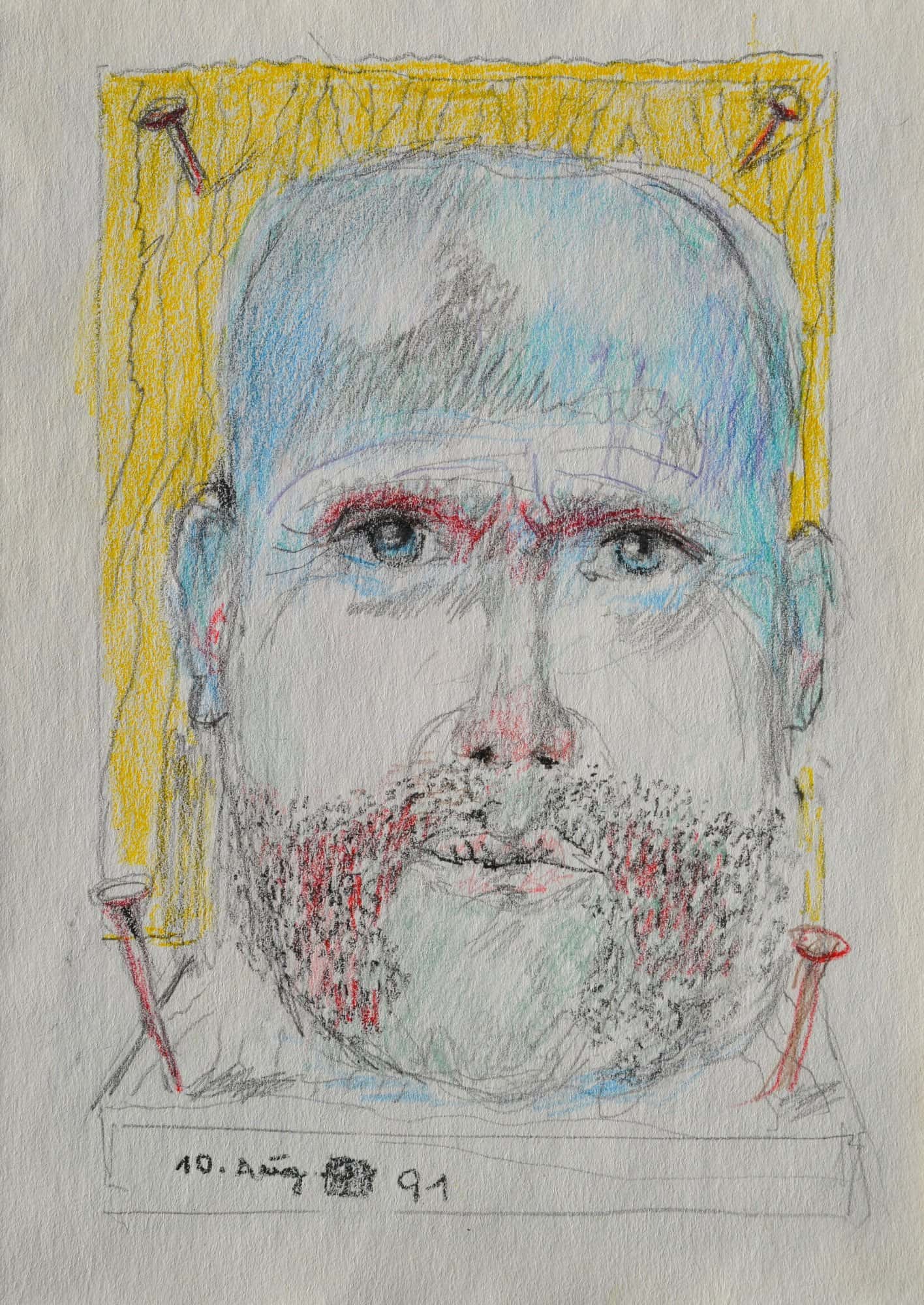 Surreales Männerportrait