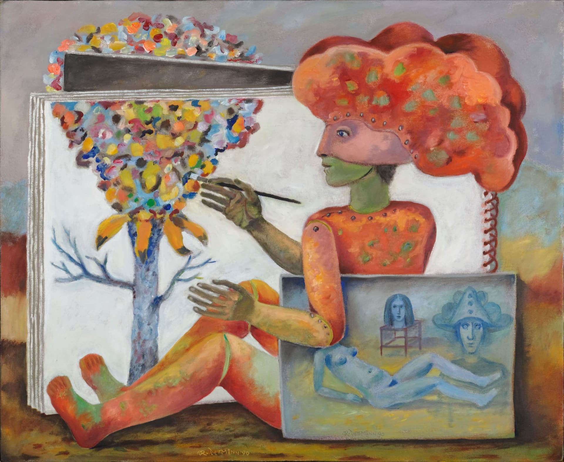 Surrealistischer Künstler