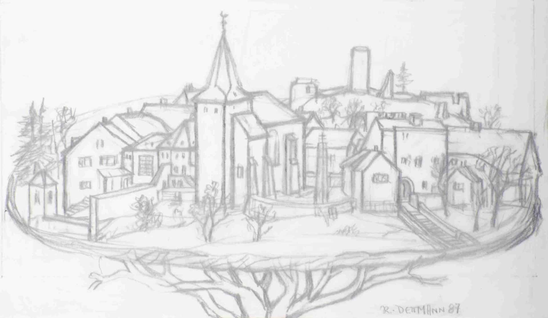 Kronenburg auf Ästen