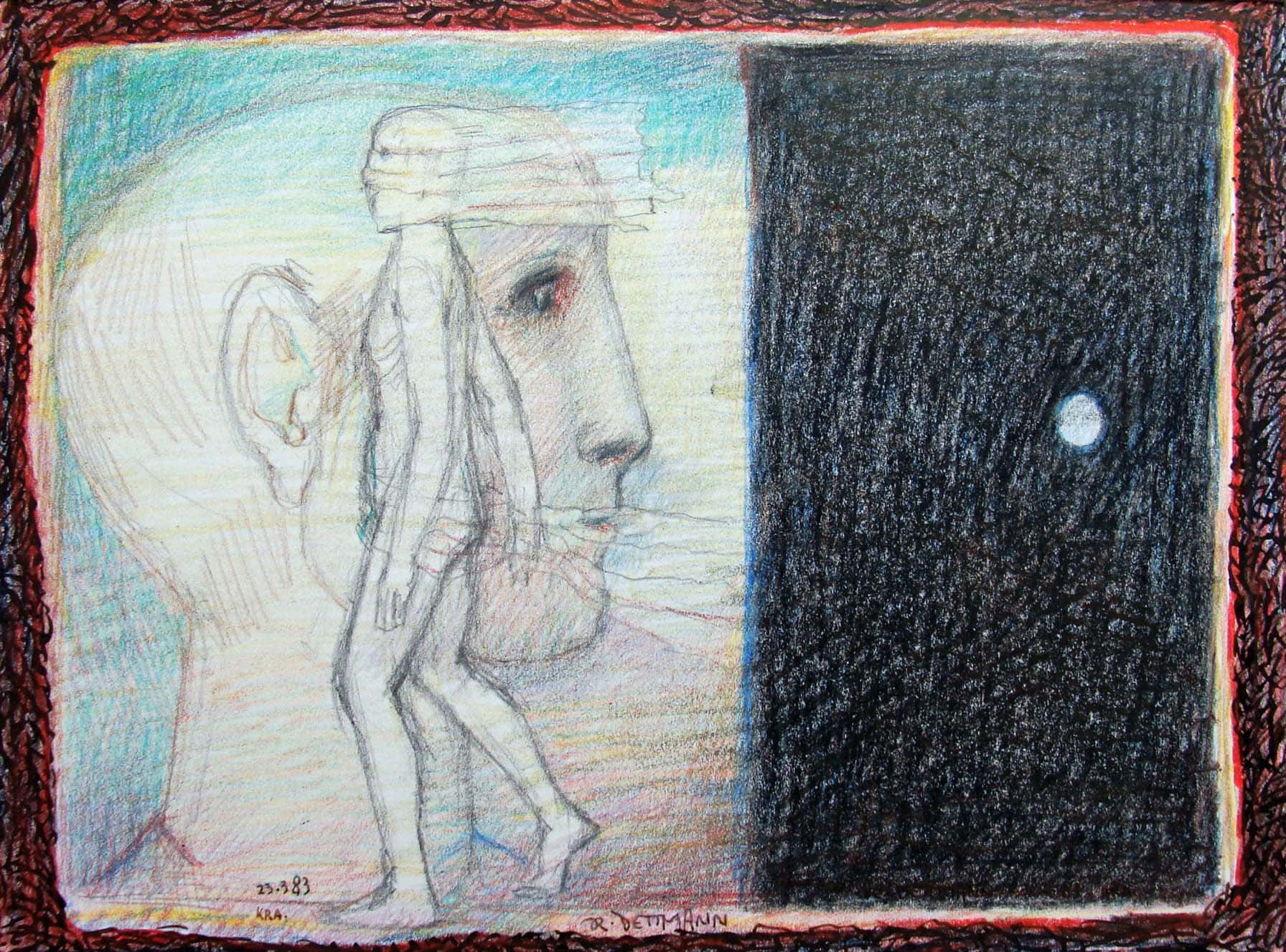 Kopf mit Verschleiertem