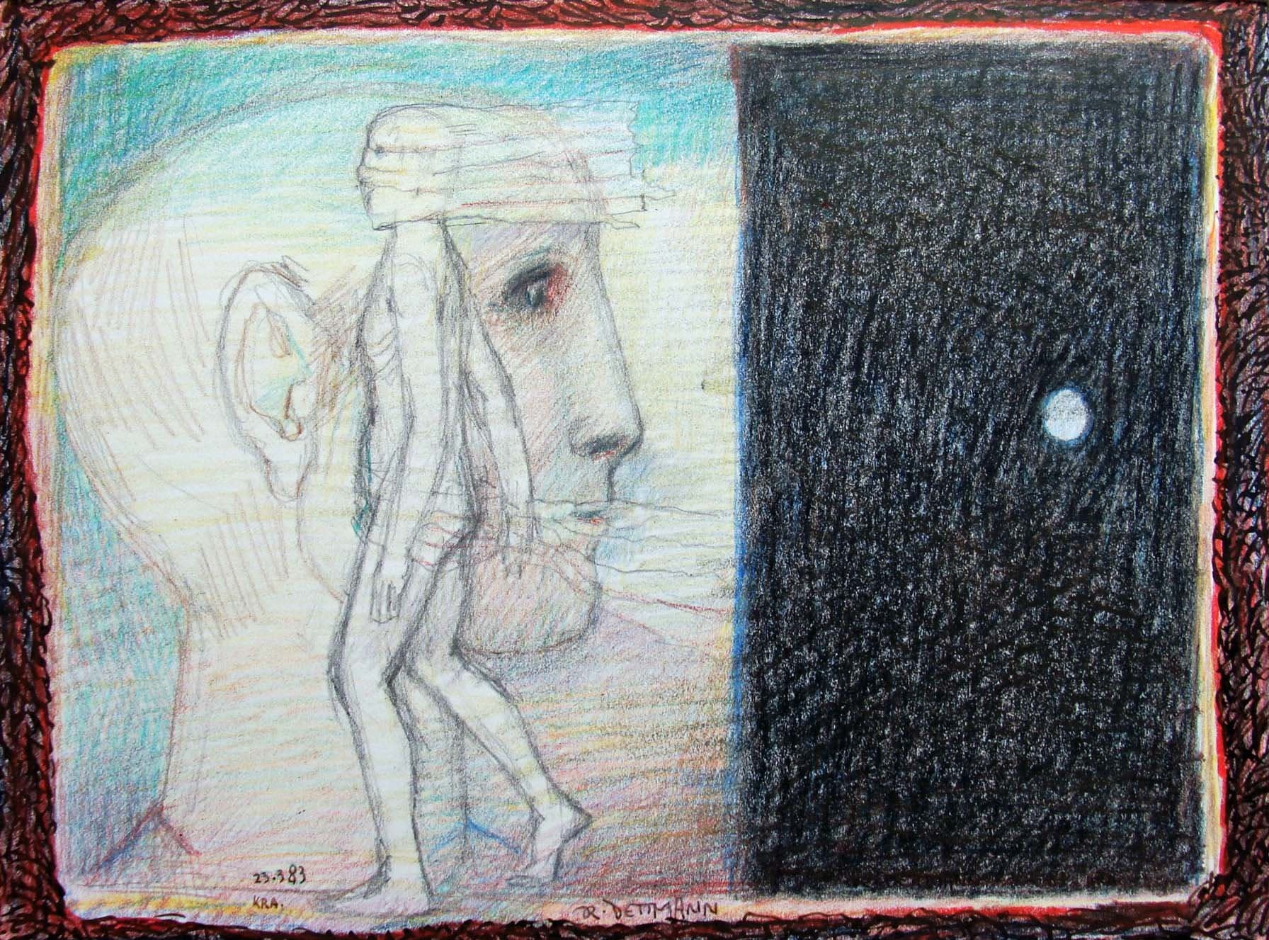 Kopf mit Verschleiertem