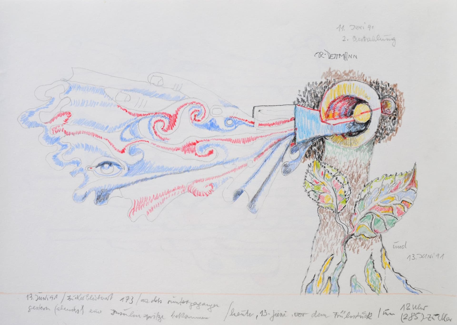 Surrealistischer Baum