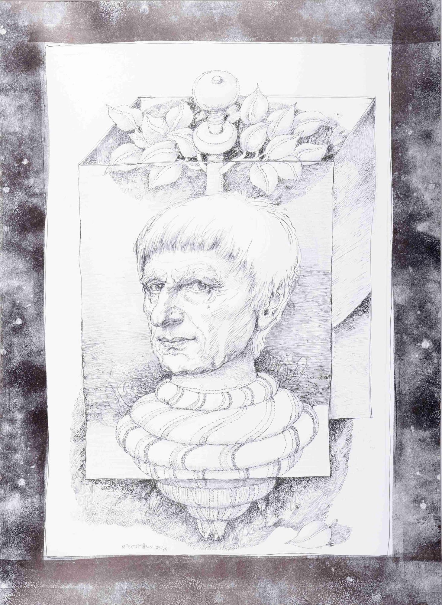 Selbstportrait auf Summkreisel