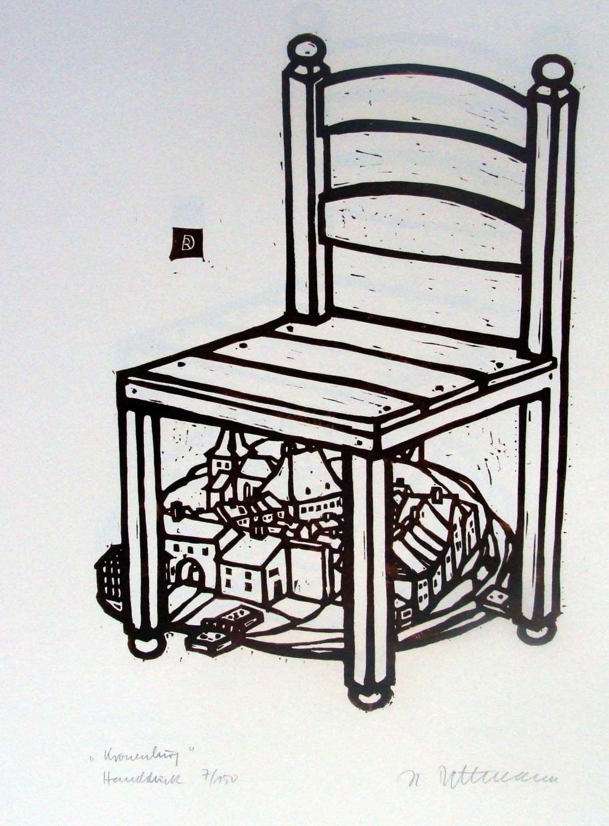 Kronenburg unter Stuhl